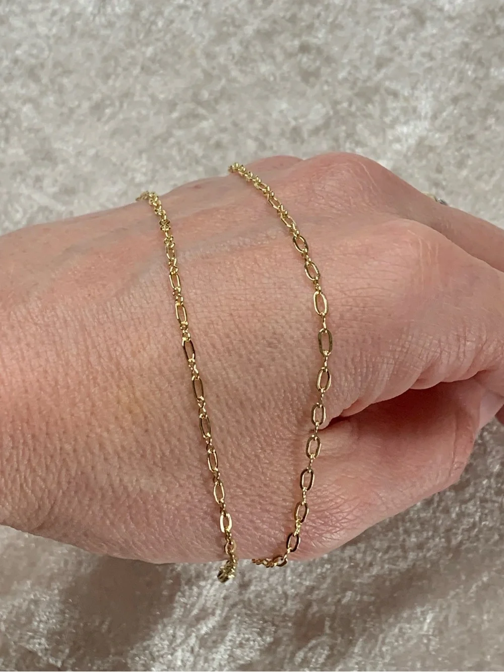 ✨2 for $30 NWOT 18K Gold layered/bonded 2mm Infinity Cuban Link Chain 16